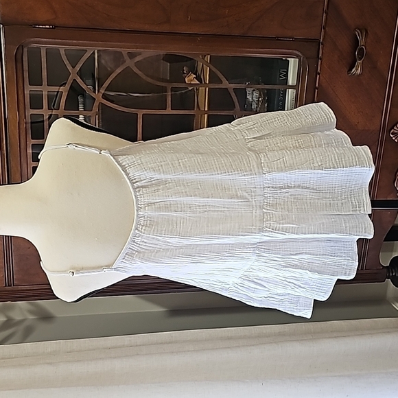 Caslon Cotton Gauze Tank Adjustable Straps Size XS - Picture 7 of 16